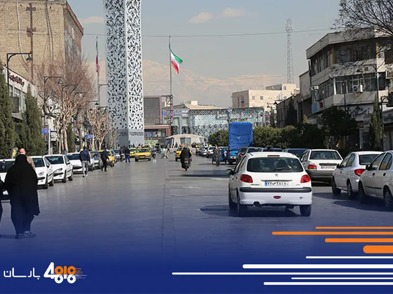 باربری از خیابان هفده شهریور