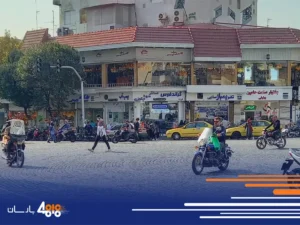 باربری از خیابان باغ سپهسالار